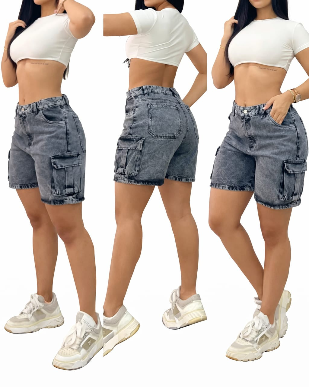 Short Jean Cargo Urbano