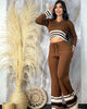 Conjunto Tejido Crop Modern Style