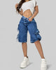 Bermuda Jean Cargo Brillos Urban