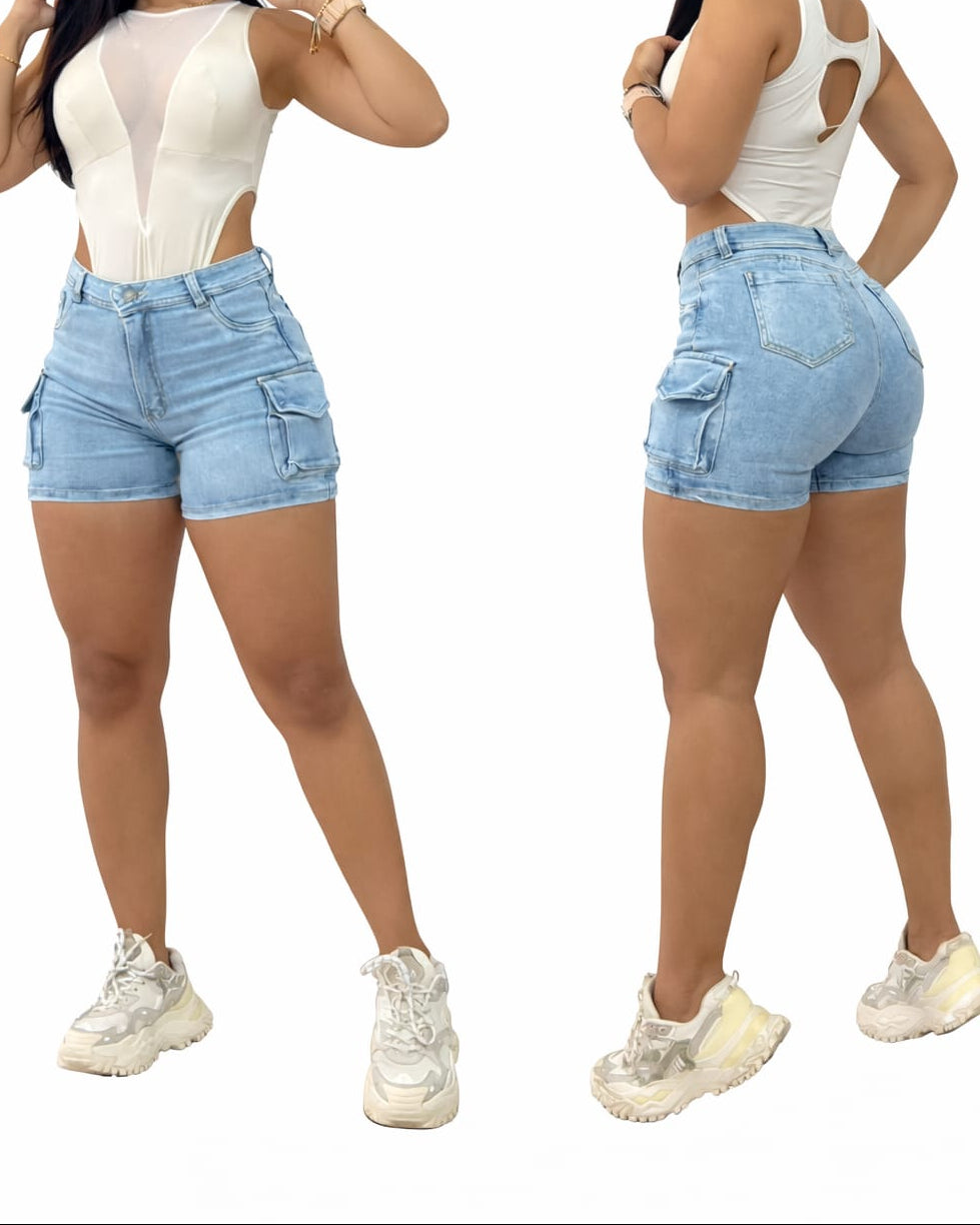 Short Jean Cargo Urbano