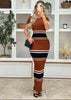 Vestido Largo Tejido Ajustado