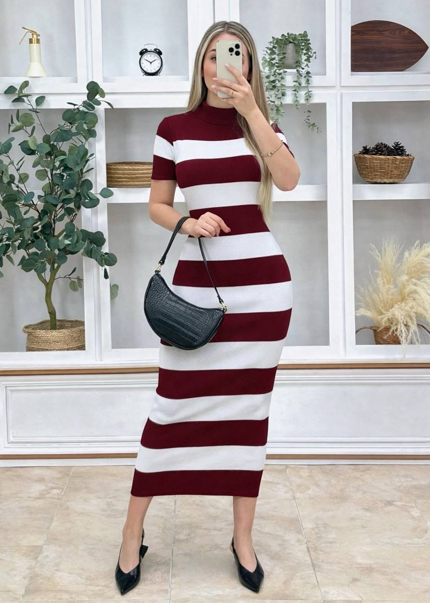 Vestido ORBITA STRIPE