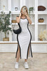 Vestido Bodycon con Aberturas Laterales