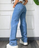 Jean Baggy Mujer con Brillos