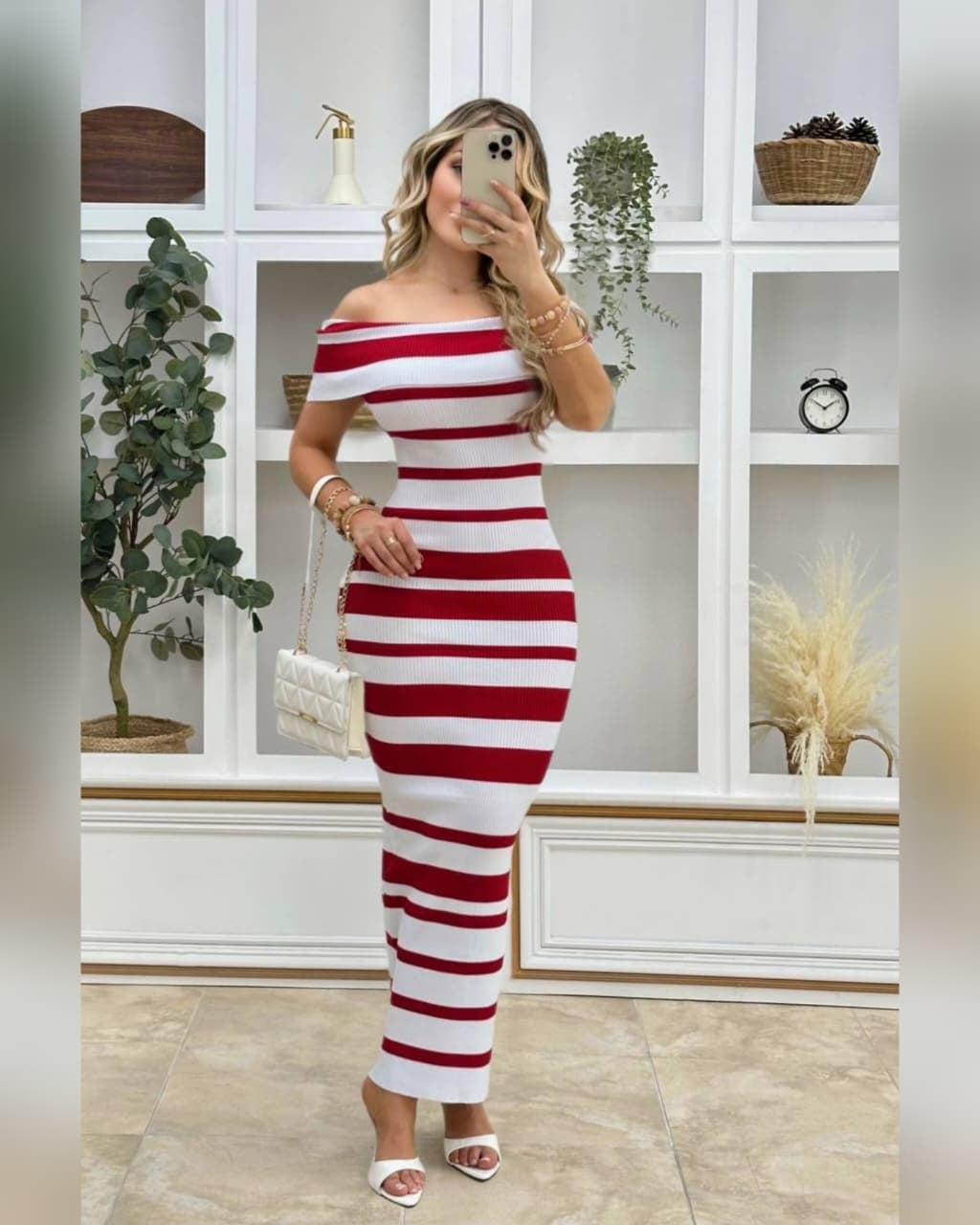 Vestido Contorno Rayas