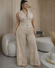 Conjunto Chaleco Bordado