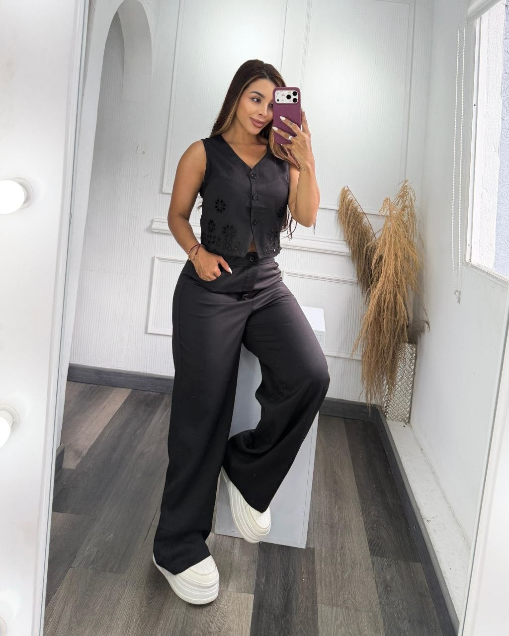 Conjunto Elegance Calado