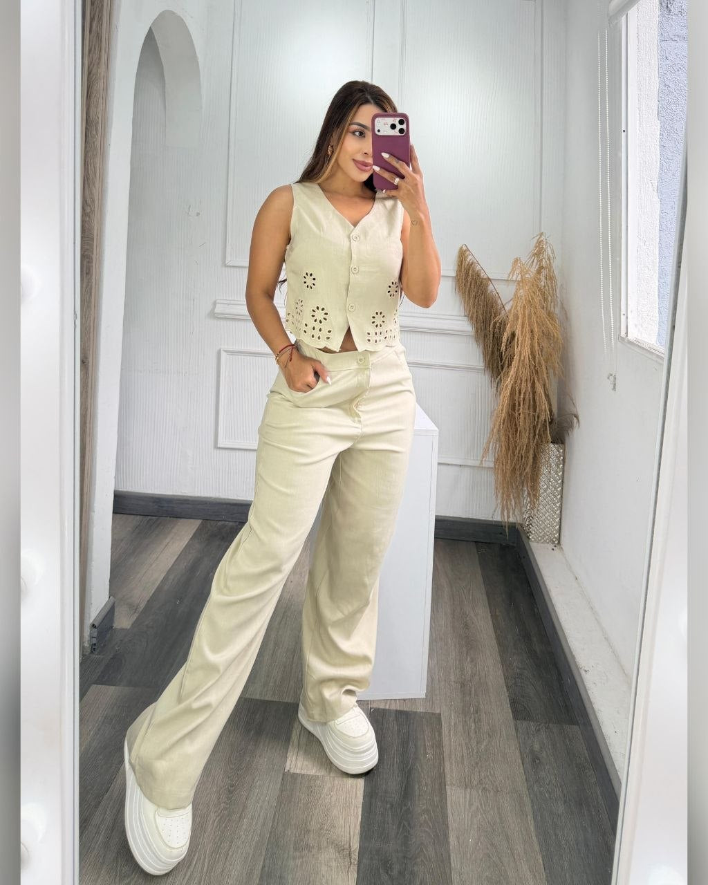 Conjunto Elegance Calado