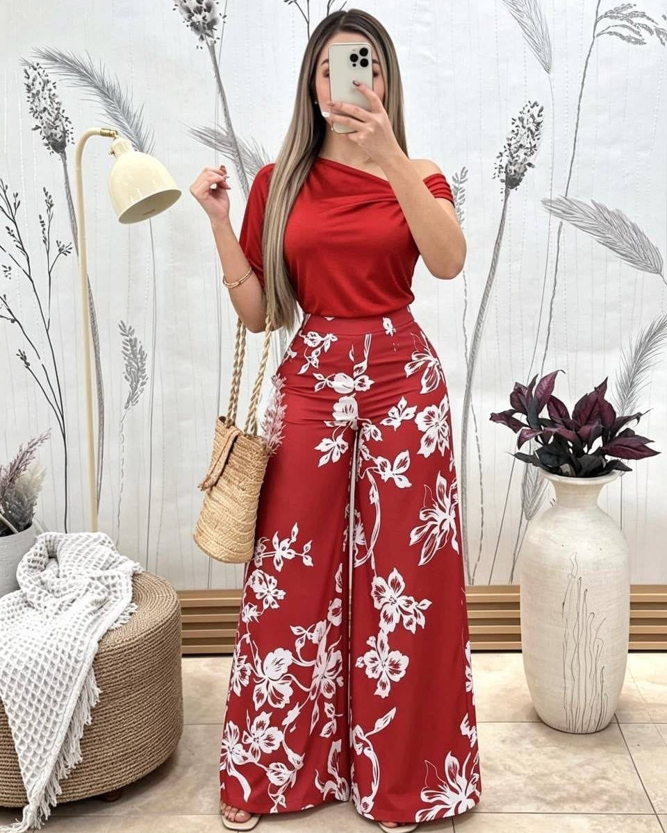 Conjunto Veraniego Palazzo Floral