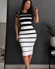 Vestido Midi Rayas